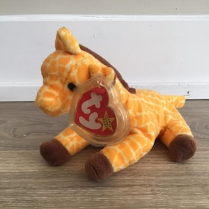 Ty Beanie Babies Twigs the Giraffe Stuffed Animal Plush Toy 8&quot;