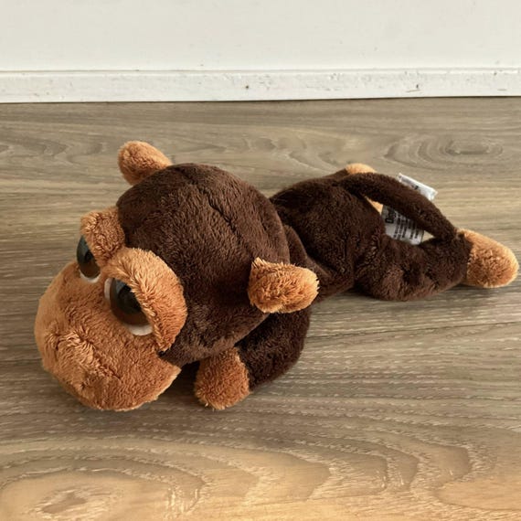 Russ Berrie Lil Peepers Diggleby Monkey Plush, Brown, 11