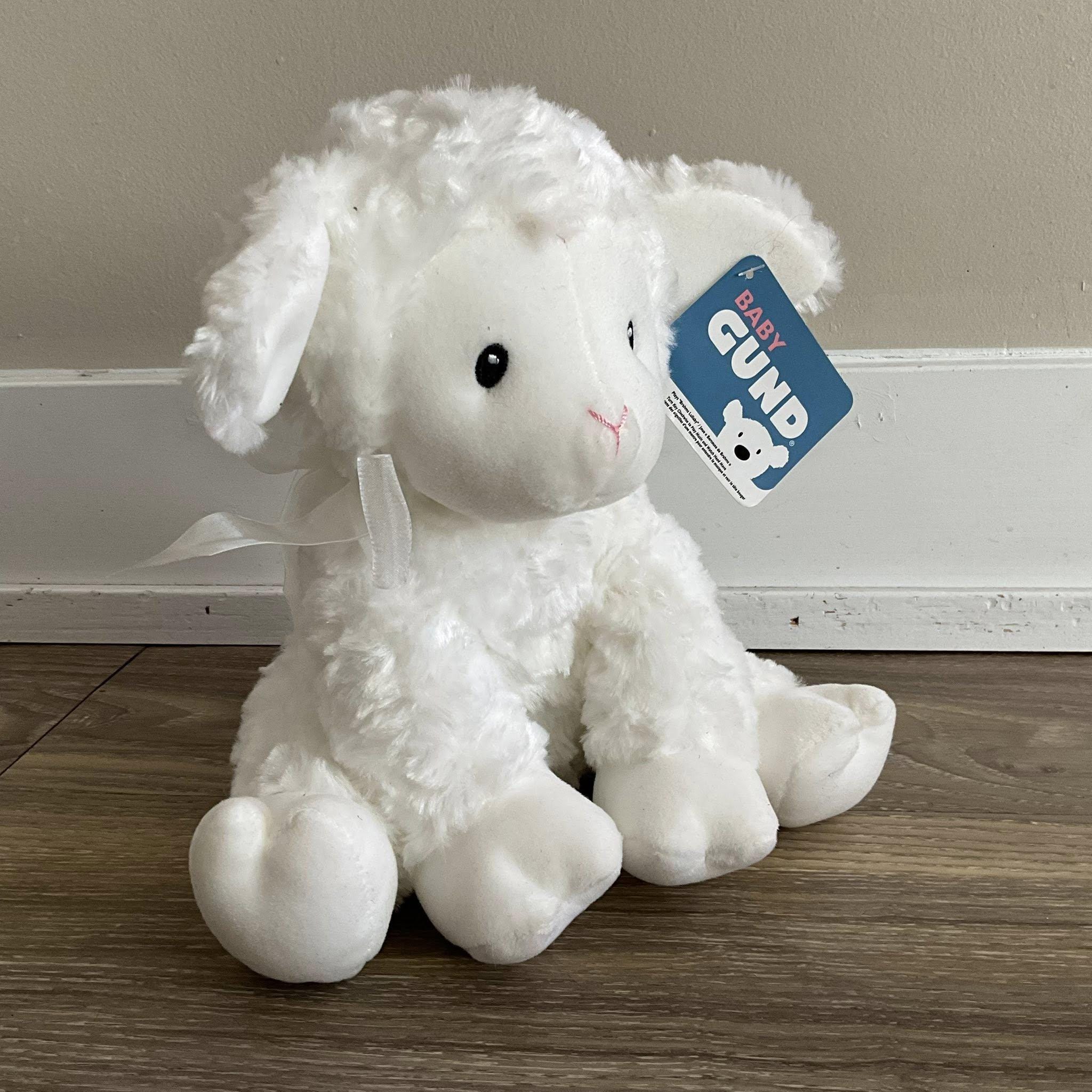 Baby GUND Lena Lamb Musical Stuffed Animal Plush - Etsy Denmark