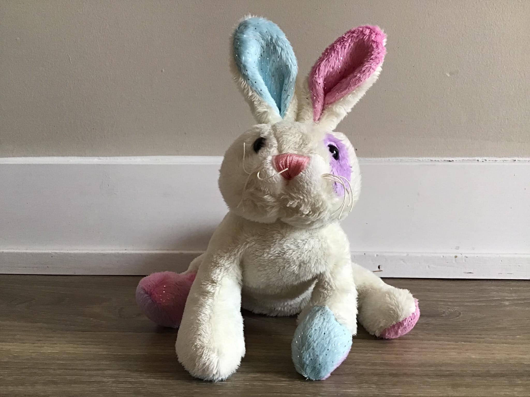 Ganz Webkinz Shimmer Bunny Stuffed Animal Plush Toy 9.5