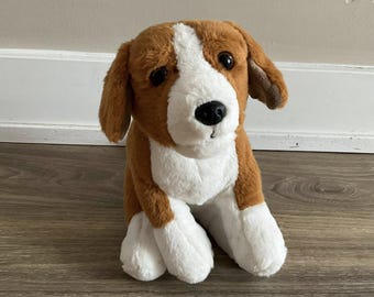 リアルなビーグル犬の子犬：OOAKハンドメイドぬいぐるみ、コレクター