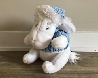 Disney Store Winter Eeyore Stuffed Animal Plush Toy 12"