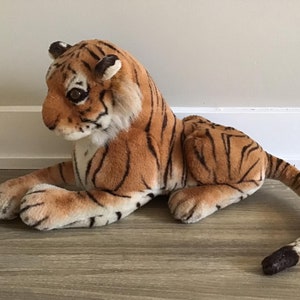 Realistic Tiger Stuffed Animal Plush Toy 18&quot;