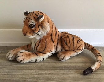 Realistic Tiger Stuffed Animal Plush Toy 18"