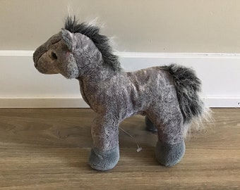 Ganz Webkinz Cavallo Grigio Peluche Peluche 8,5"