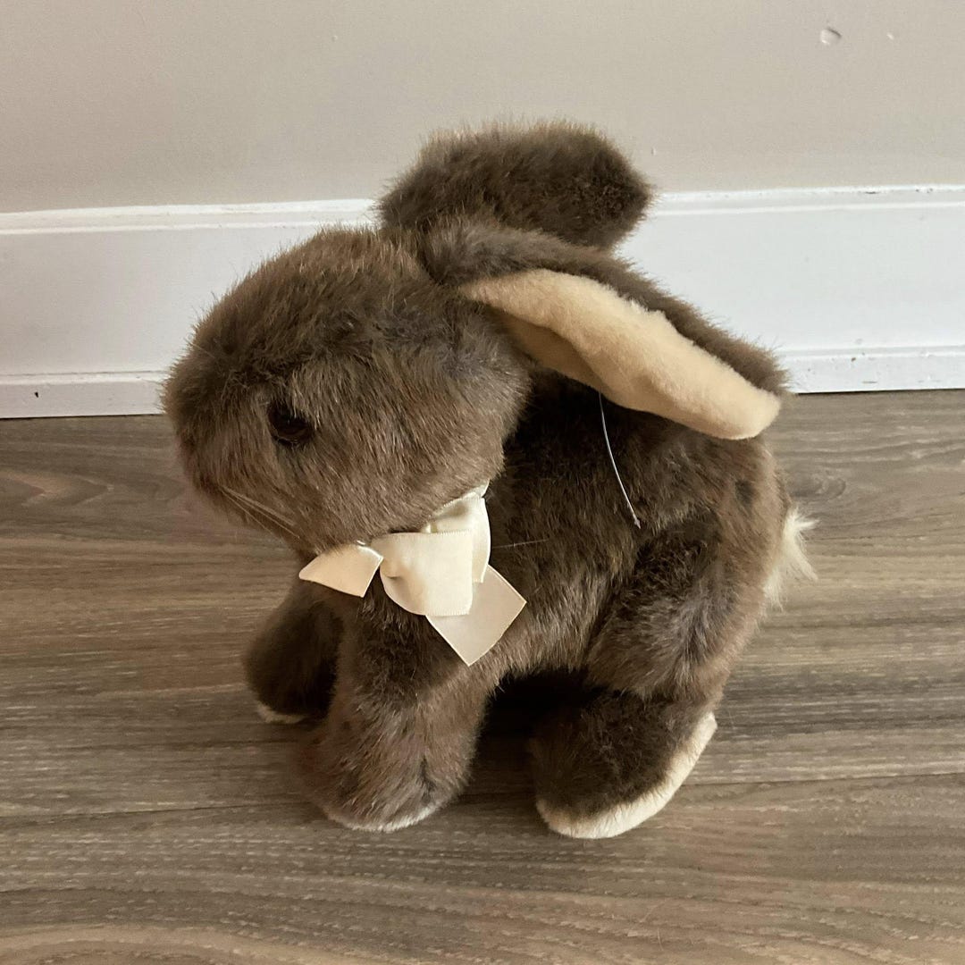 Stuffed Dwark Rabbit Dakin Stuffed Plush Bunny Rabbit - Etsy