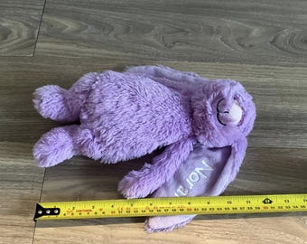 Norah Purple Bunny Rabbit Stuffed Animal Plush Toy 11.5