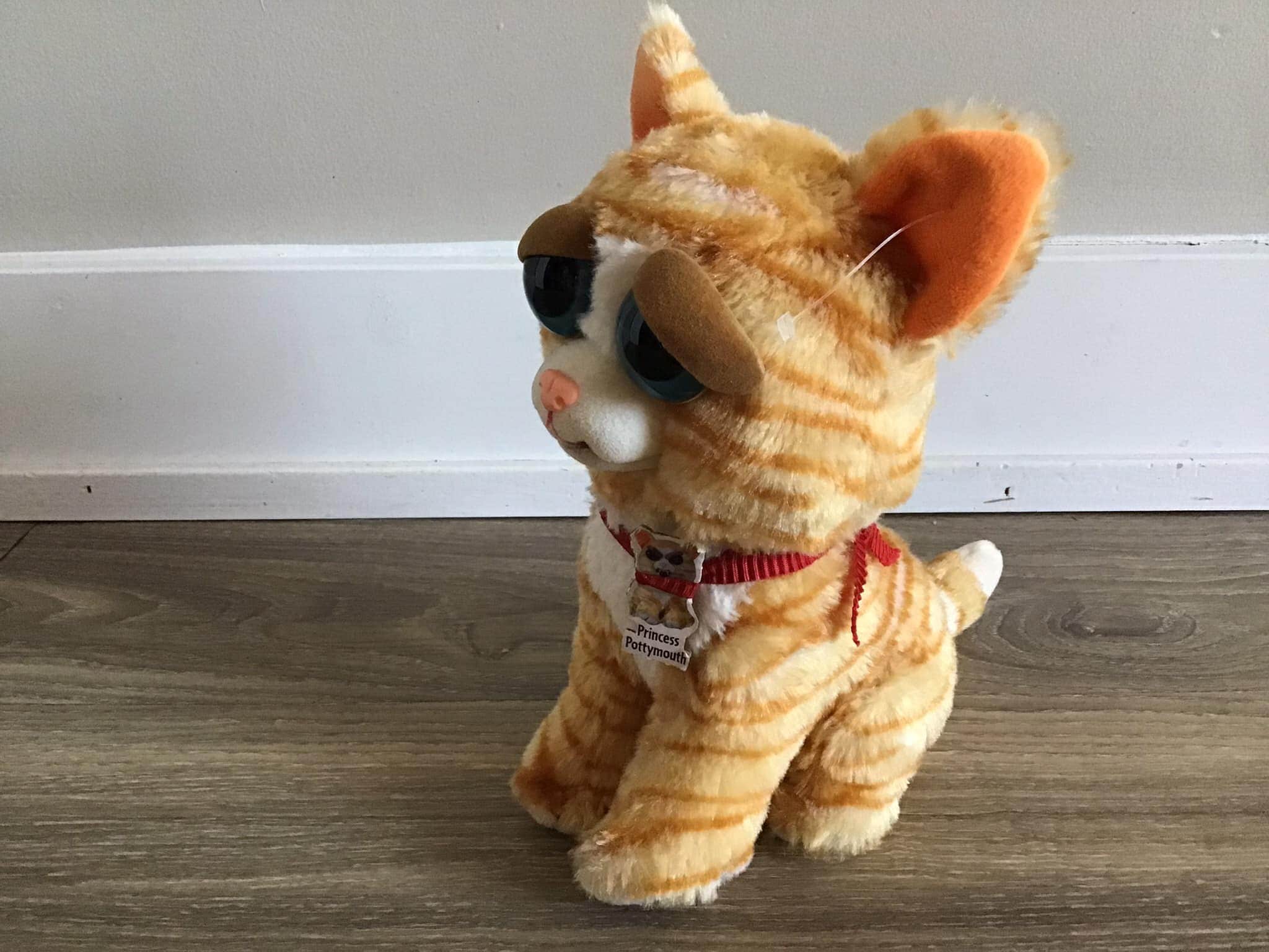 Fiesty Pets Princess Pottymouth Cat Stuffed Animal Plush Interactive Toy 8.5 Etsy UK