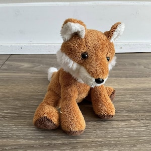 RUSS Berrie Rusty Fox Rare Chamois Beanie Soft Plush Small 5