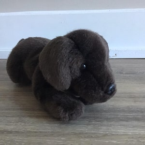 Keel toys Chocolate Labrador Stuffed Animal Plush Toy 10&quot;