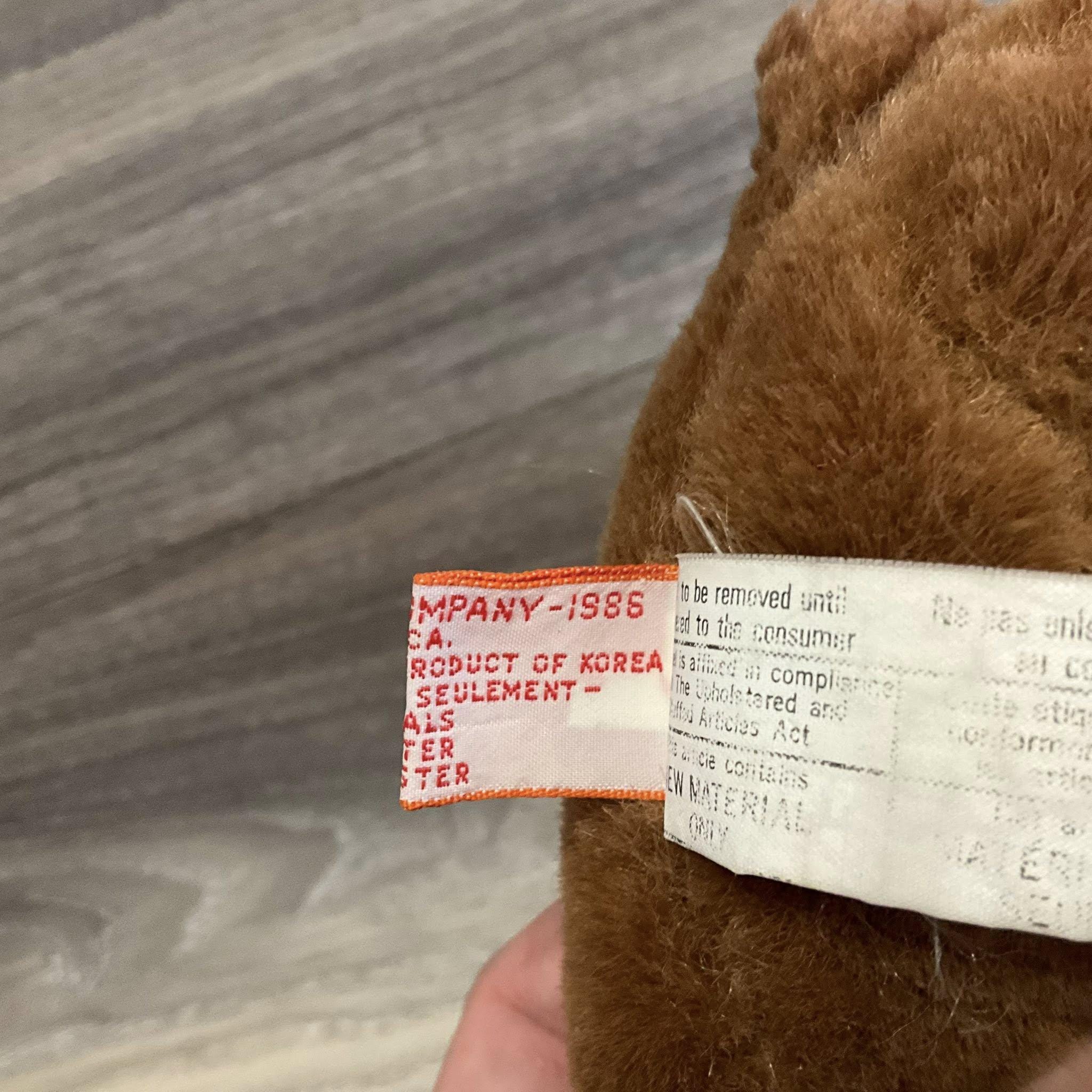 Vintage Dakin Brown Jointed Teddy Bear Plush Stuffed Animal - Etsy