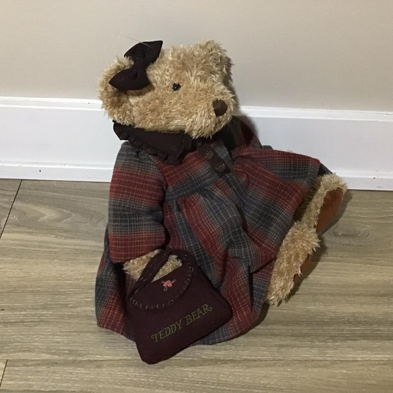 Teddy Bear Russ Berrie Vintage Collection Lady Eleri - Etsy