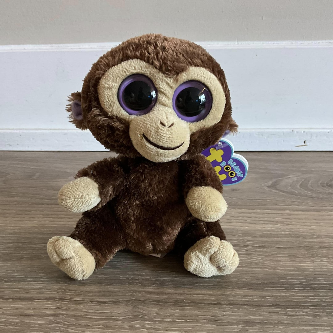 Monkey Big Eyed Ty Stuffed Animals Monkey Plush Toy Ty Beanie Boos