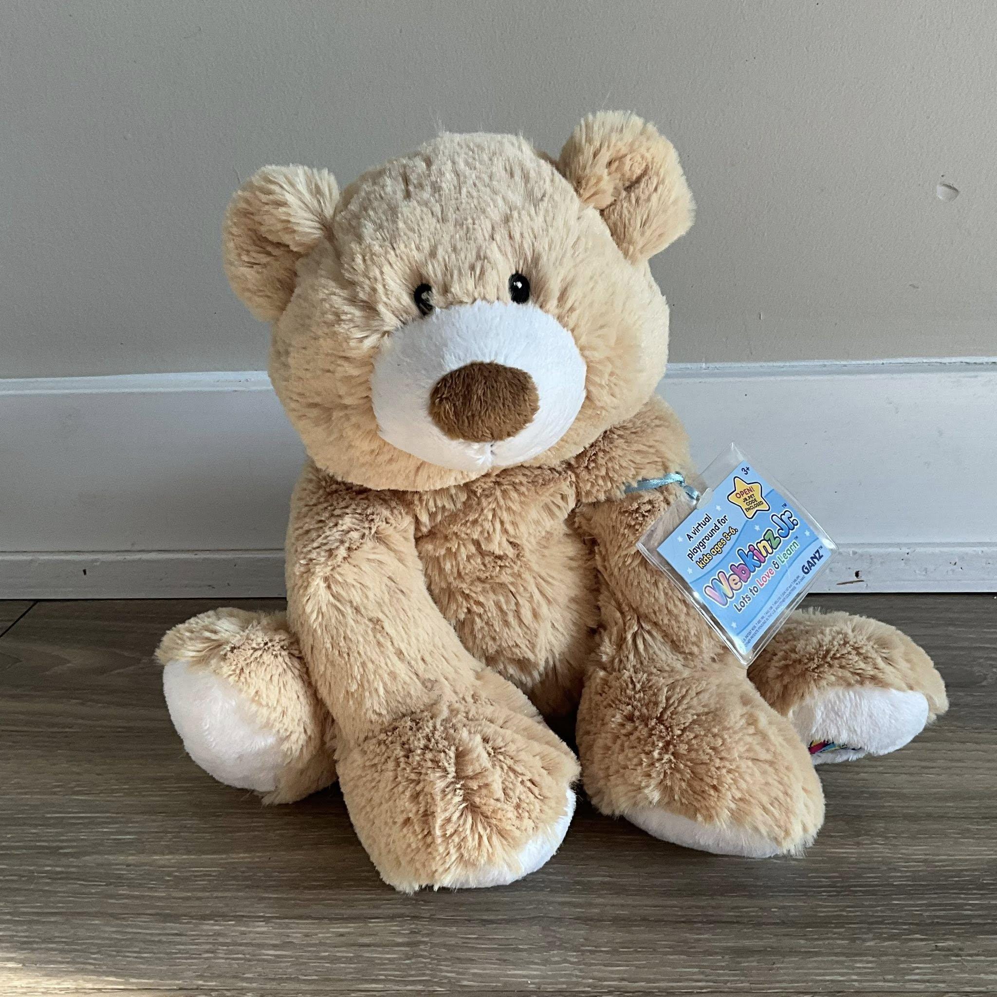 Ganz Webkinz Jr. Tan Bear Plush WJ114 - Etsy
