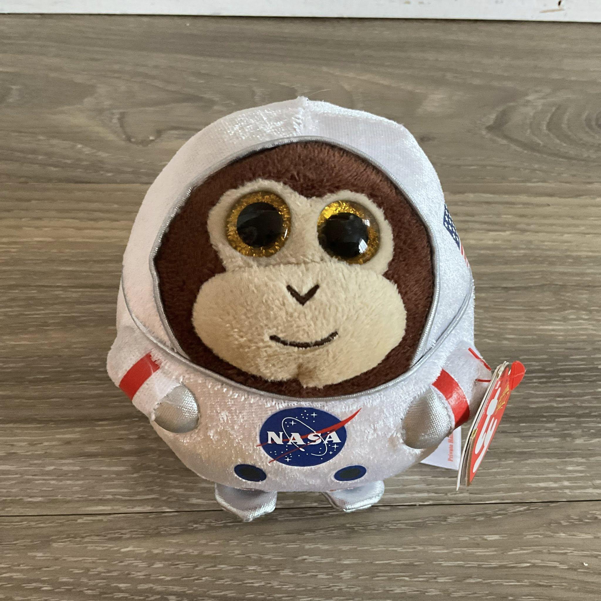 ミュージシャン PEOPLE 1 STUFFED TOY Ty Beanie Ballz Private Ham NASA Space Chimp Astronaut Soft Plush