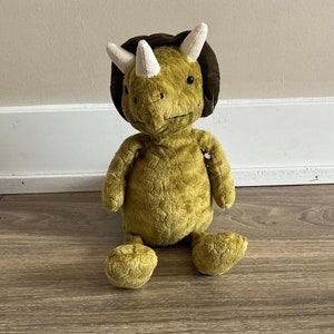Triceratops Dinosaur Stuffed Animal Plush Toy 10&quot;