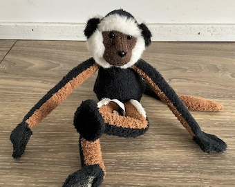 Russ Berrie plush Benny Monkey Luv Pets animal Soft 8.5" - RARE