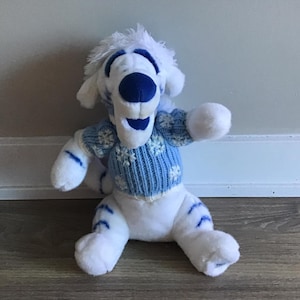 Disney Winnie the Pooh White Tigger Stuffed Animal Plush Toy 14.5&quot;