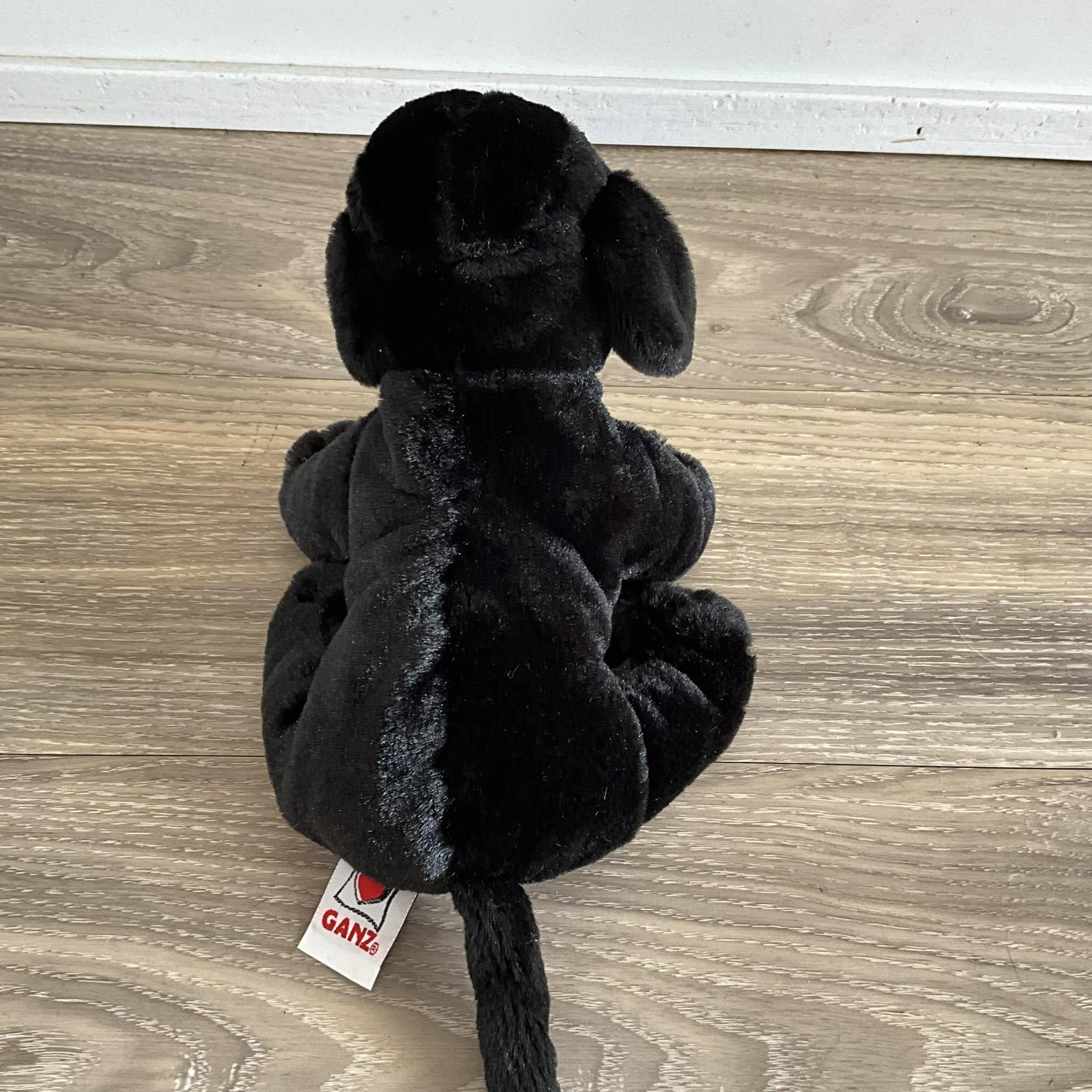 Ganz Webkinz Black Lab Plush 8