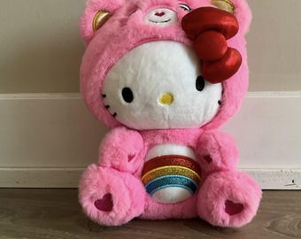 Hello Kitty x Care Bear Dressed as Cheer Bear Plush