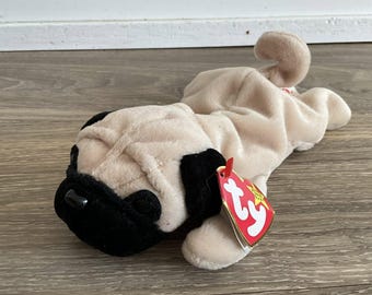 Ty ビーニーバディ「パグスリー」愛らしいパグのぬいぐるみ（13