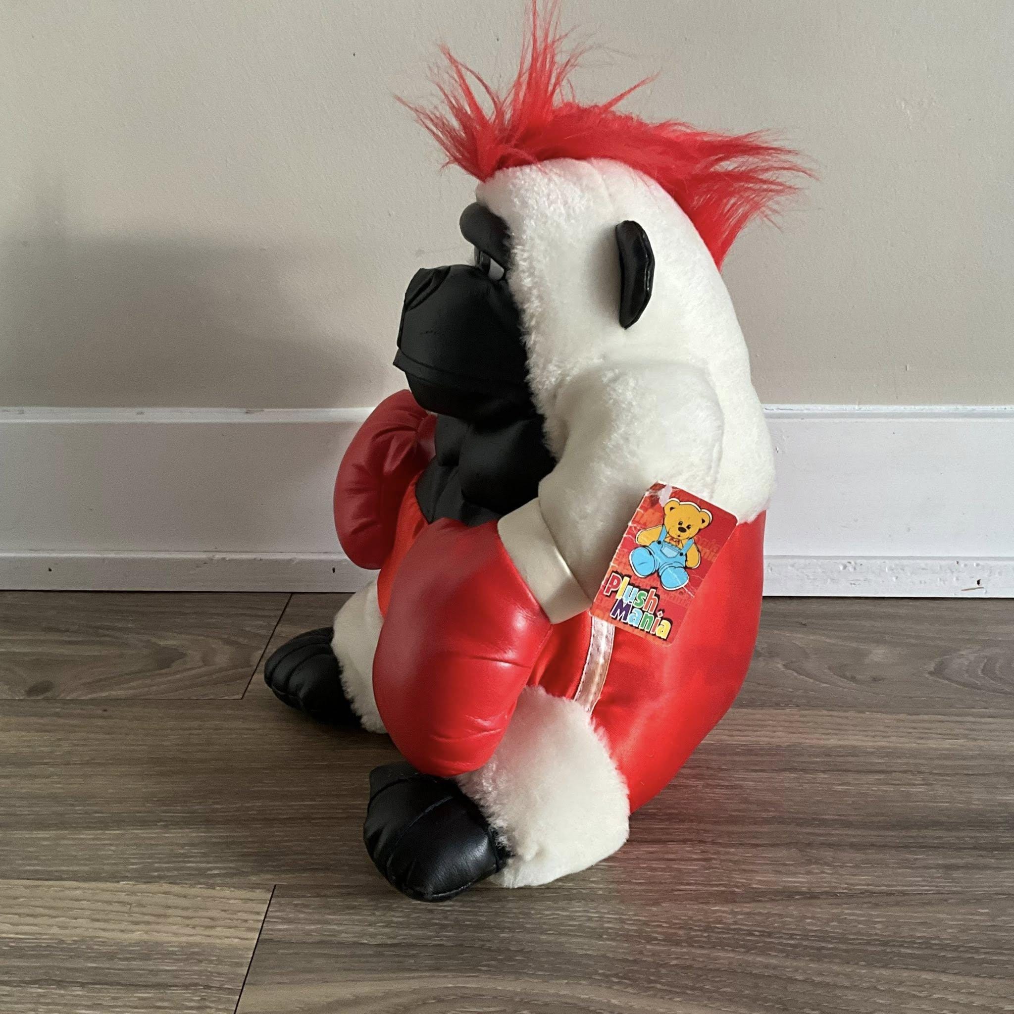 Vintage - Rare - Retro - 80s - 90s Boxing Gorilla Plush In