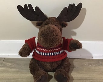 Gund American Eagle Mac the Moose Stuffed Animal Plush Toy 16.5"