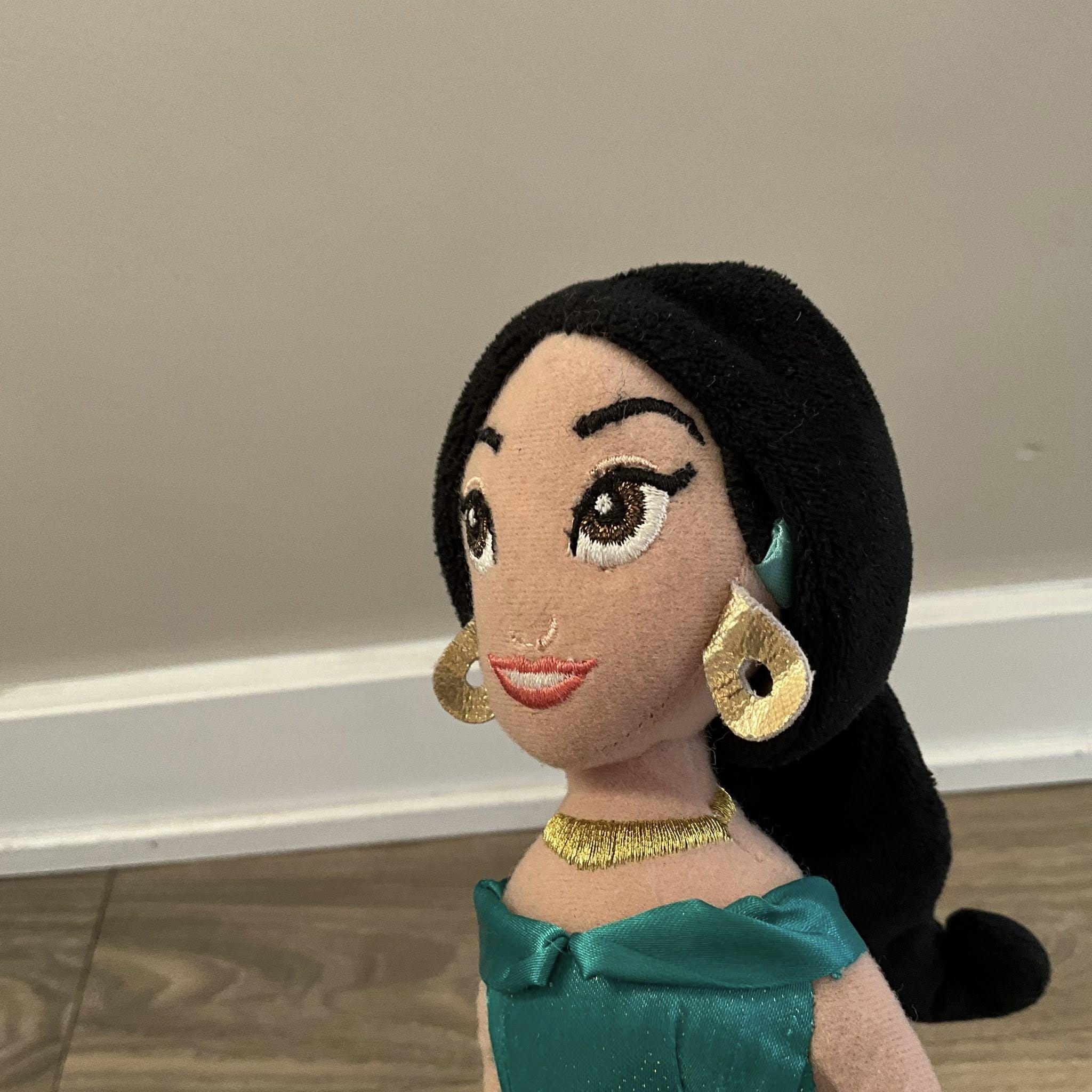 The Disney Store Aladdin Princess Jasmine Plush Soft Doll 12" Toy - Etsy