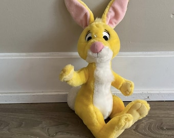 Vintage Walt Disney Yellow “Rabbit” Plush Winnie The Pooh  Stuffed Animal Toy