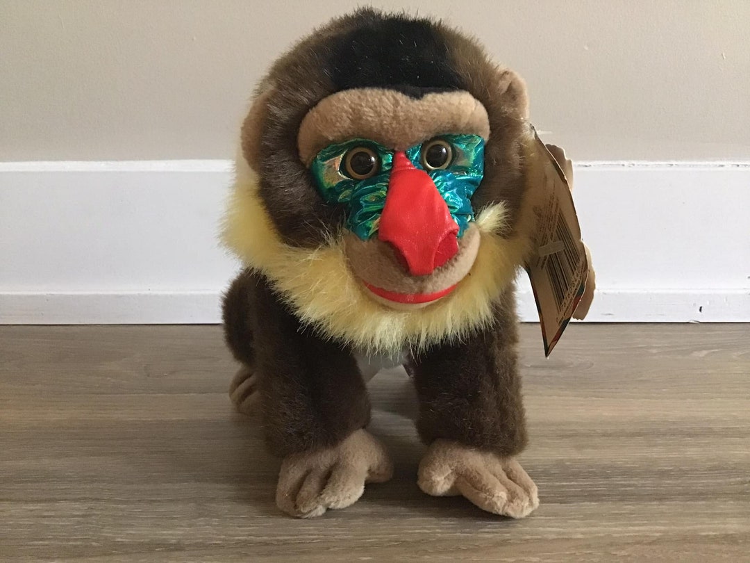 Jungle Joe's Safari Friends Merlin the Mandrill Stuffed Animal Plush