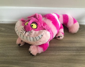 Disney Store Official Cheshire Cat Plush - 'Alice in Wonderland' 14-Inch  Toy - Vibrant Striped Design, Iconic Grin - Magical Gift for Fans,  Collectors