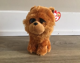 Ty Beanie Boos Barley the dog Stuffed Animal Plush Toy 6.2"
