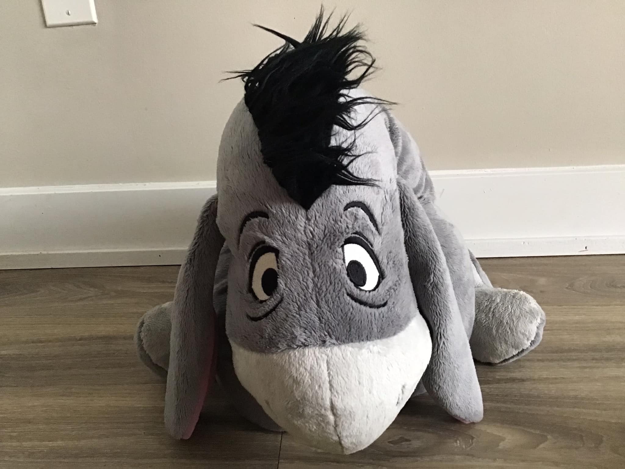 Disney Winnie the Pooh Eeyore the Donkey Stuffed Animal Plush Toy 19"