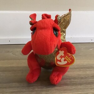 Ty Beanie Babies Legend the Dragon Stuffed Animal Plush Toy 8.5&quot;