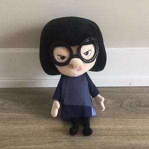 Disney The Incredibles Edna Stuffed Doll Plush Toy 12.5&quot;