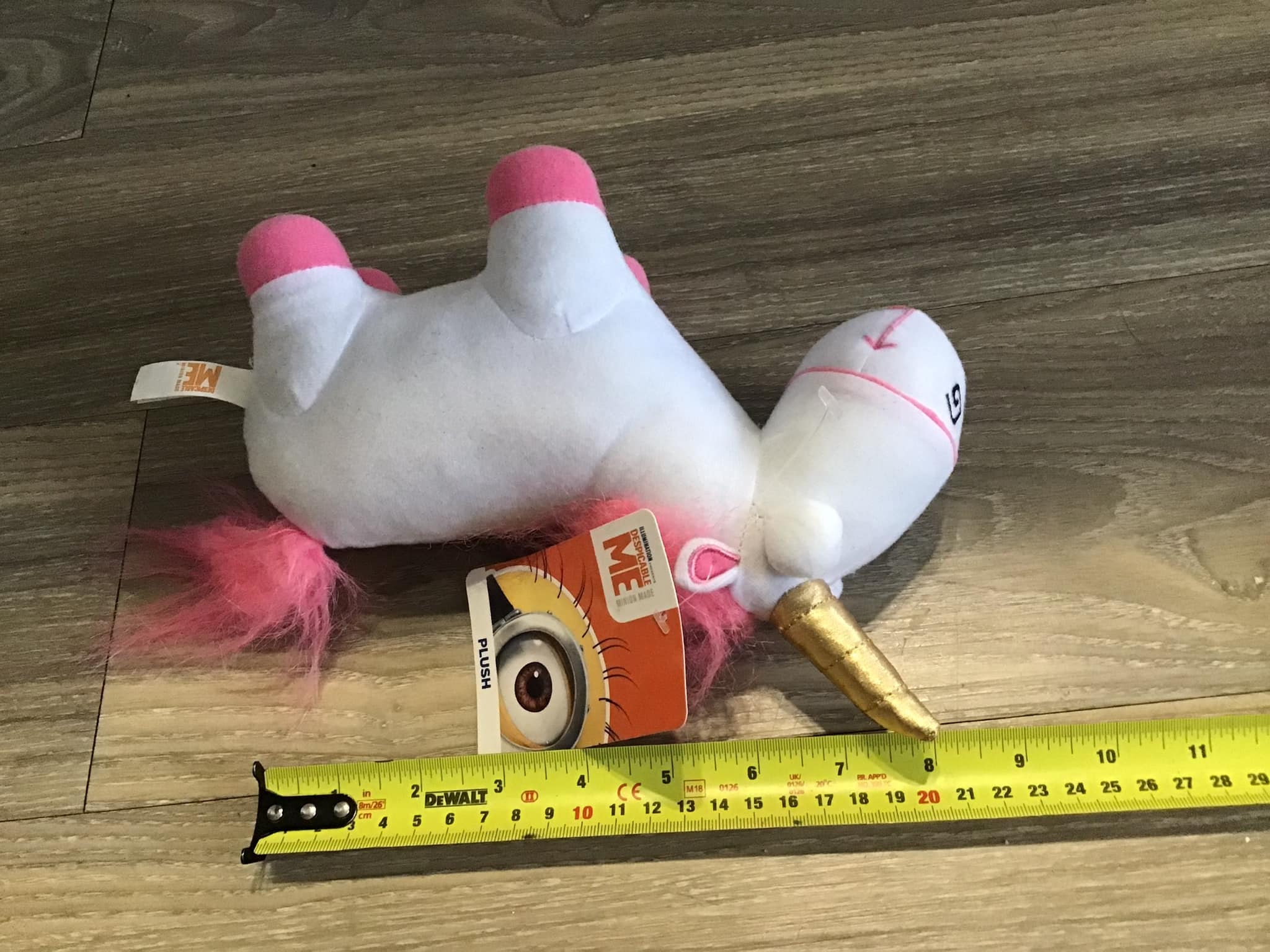 Despicable Me Fluffy Unicorn Stuffed Animal Plush Toy 10 Etsy
