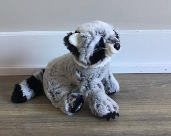 Ganz Webkinz Raccoon Stuffed Animal Plush Toy 9"