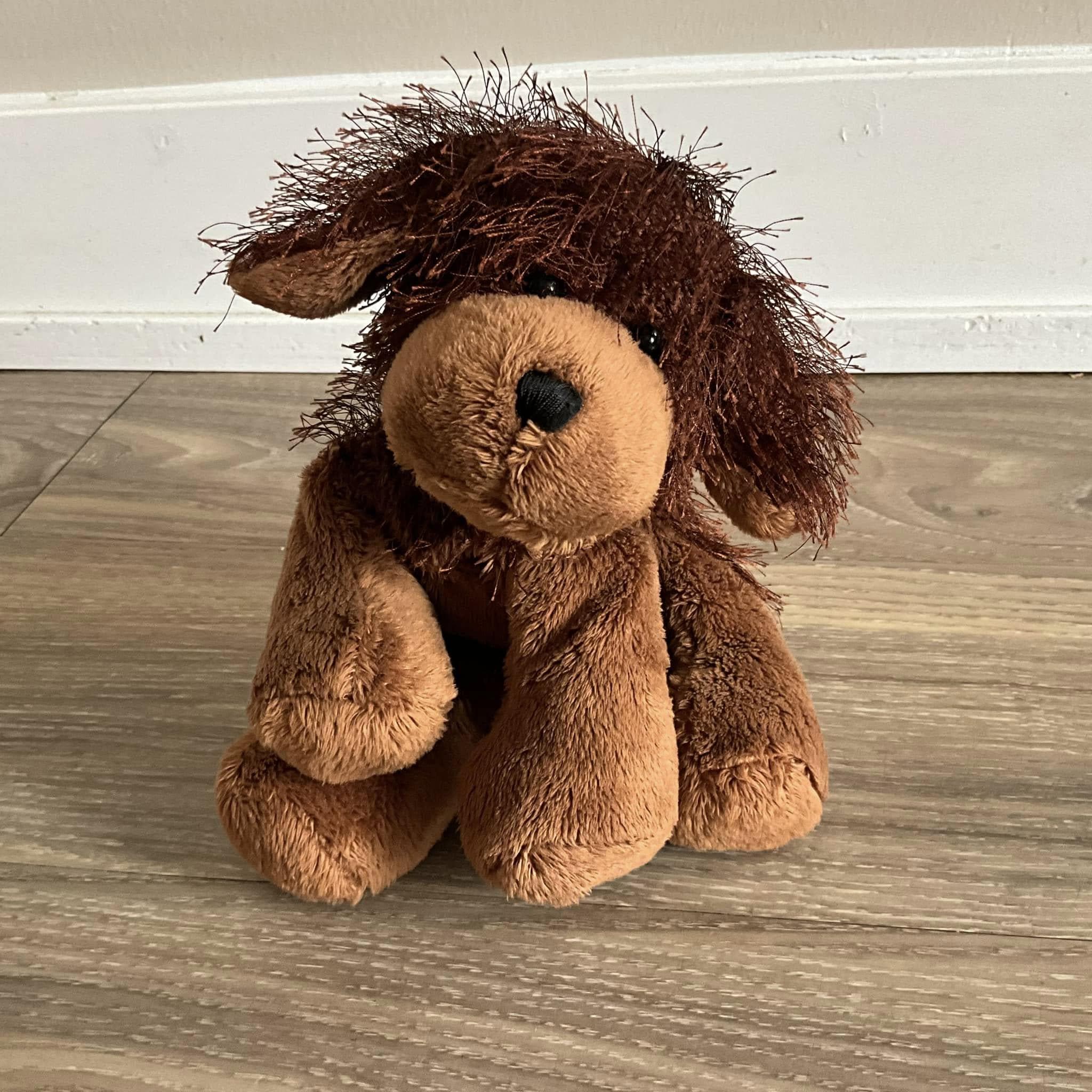 Ganz Webkinz Brown Dog Stuffed Animal Toy Plush 8.5
