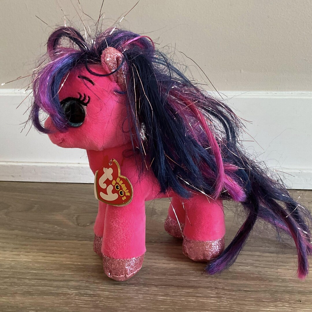 Ty Beanie Boo “ruby” the Pink Pony From My Little Pony - Etsy