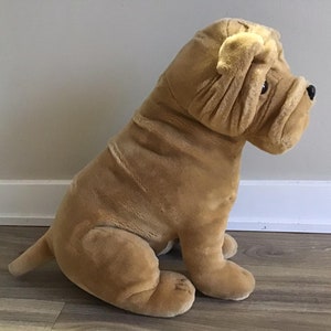 Realistic Mastiff Dog Stuffed Animal Plush Toy 24"