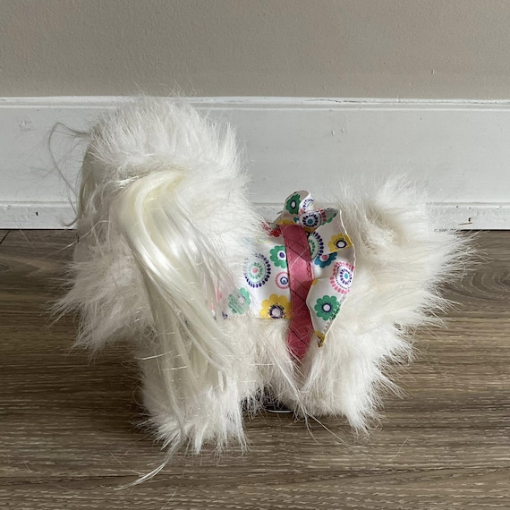 Furreal Fur Real Friends Plush Pup White Yorkie Dog Puppy Long