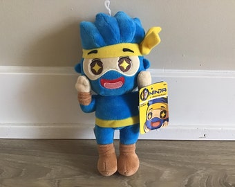 Brinquedo de personagem de pelúcia Ninja Anime 8"