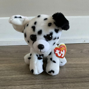ty Beanie Babies Spencer the Dog Stuffed Animal Plush Toy 7&quot;