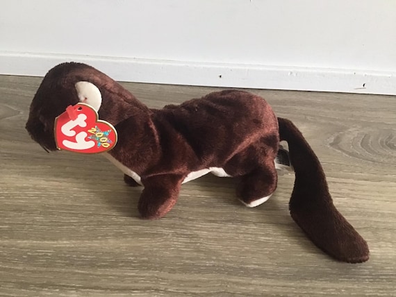 Ty 2000 Beanie Babies Runner the Ferret Stuffed Animal Plush Toy 7.5 Etsy