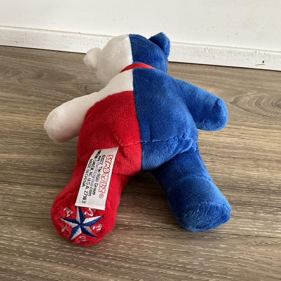 Symbolz Texas Flag 8” Bear by RGU Red White and Blue Stuffed Plush