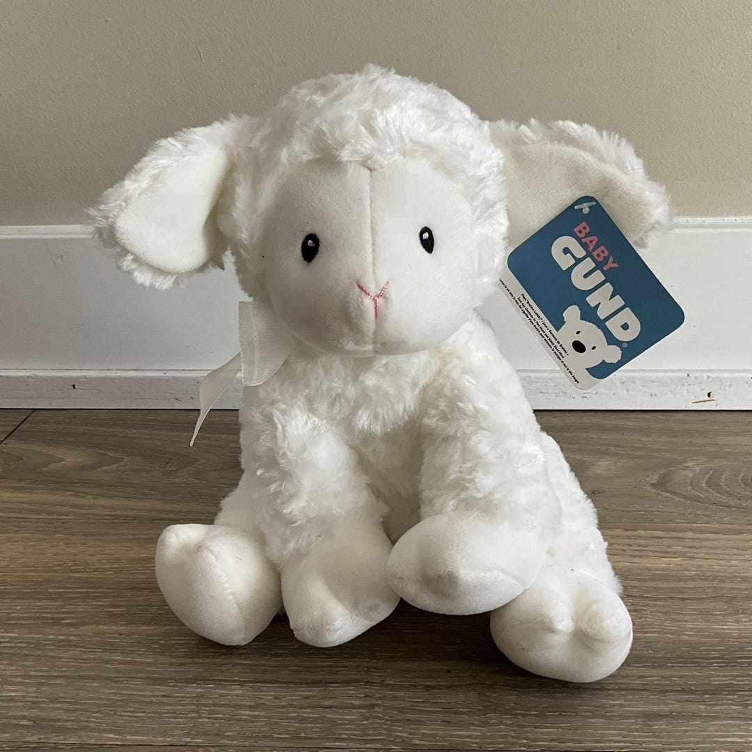 Baby GUND Lena Lamb Musical Stuffed Animal Plush - Etsy Denmark