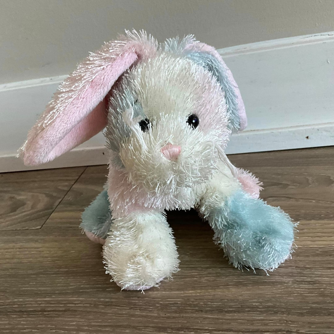 Ganz Webkinz Cotton Candy Bunny Stuffed Animal Plush Toy 8