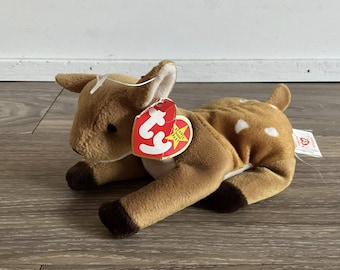 TY Beanie Baby Whisper Deer Plush