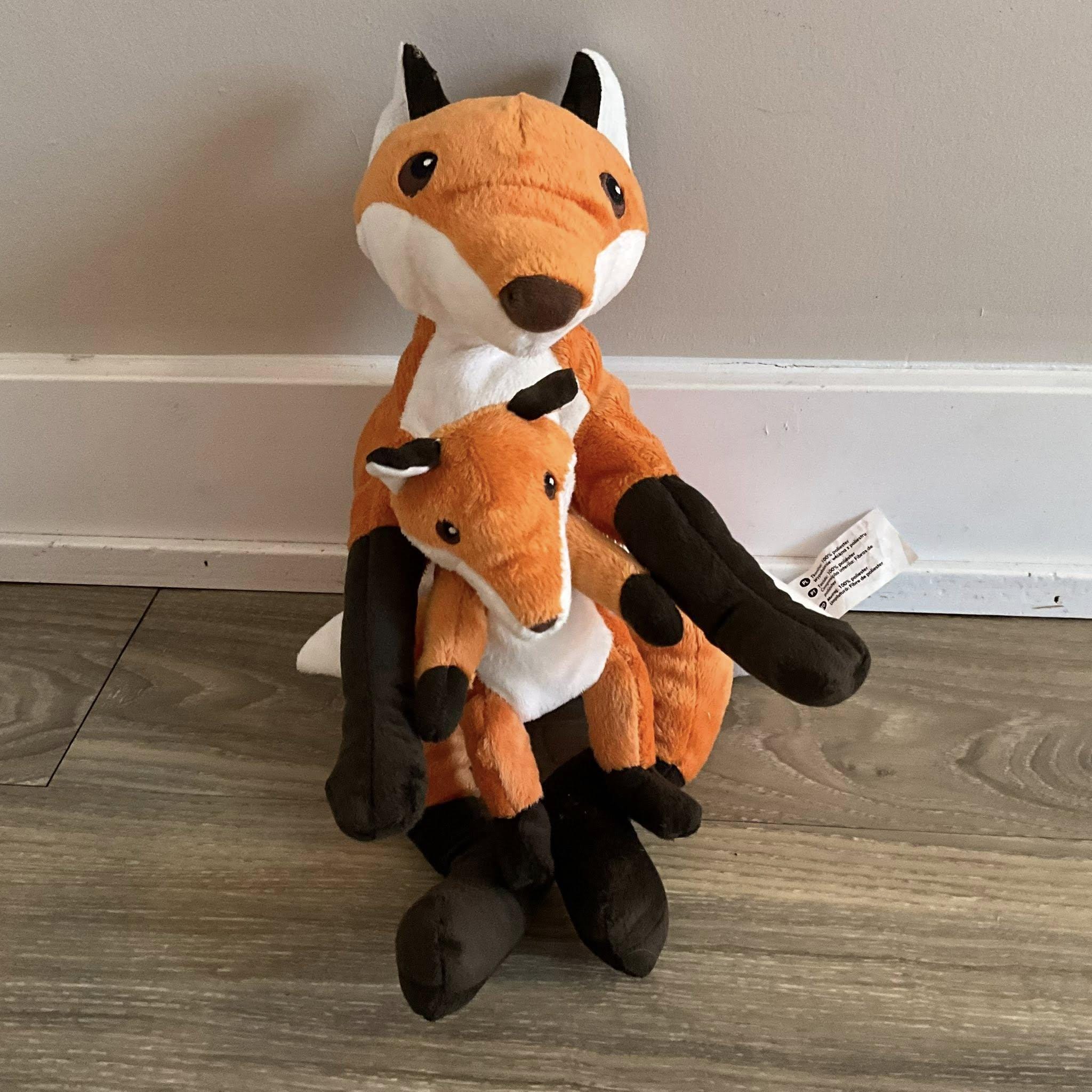 IKEA Vandring RAV Orange Fox Mother 13” and Baby 8