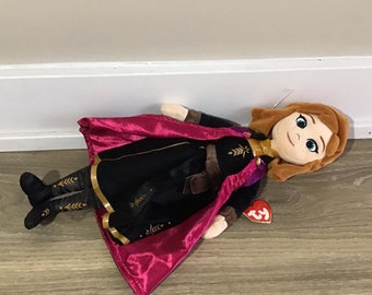 ty Sparkle Collection Frozen 2 Anna the Princess Stuffed Plush Toy 16.5"